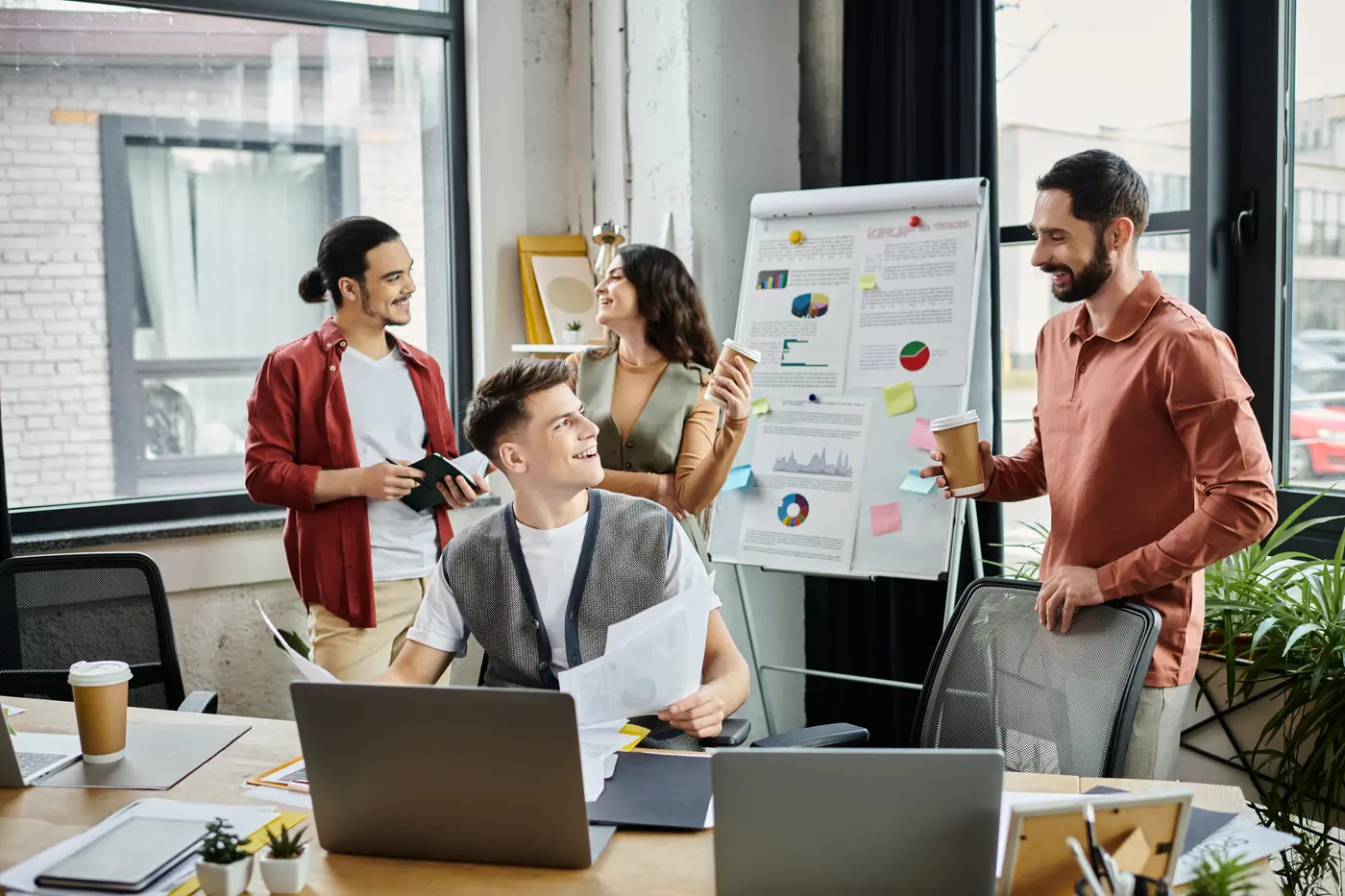 Action-focused business profile
